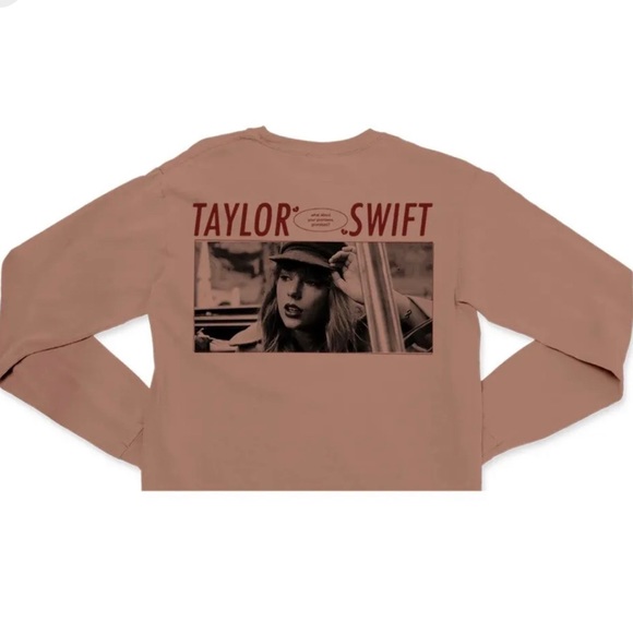 Taylor swift red what about your promises long sleeve brand new - Picture 2 of 3